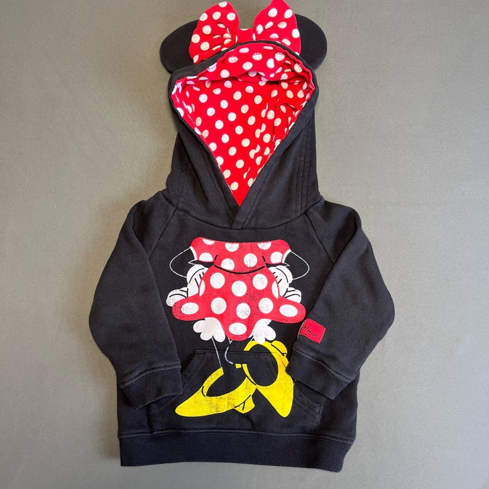 Disney Black and Red Minnie Mouse Hoodie